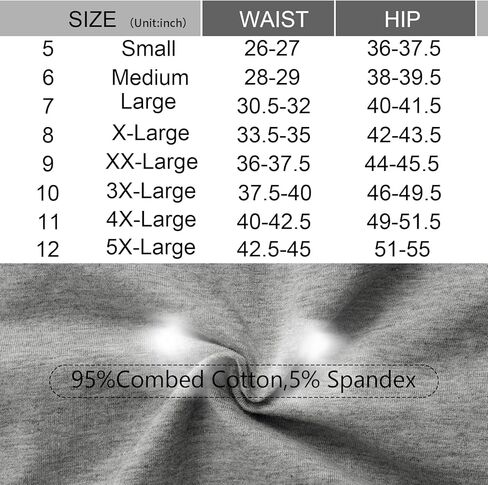 ملابس داخلية نسائية قطنية من UMMISS، سراويل داخلية عالية الخصر للتحكم في البطن، ناعمة ومسامية، بدون سراويل داخلية للسيدات، عبوات متعددة in Kuwait