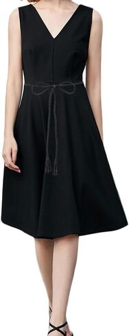 Nanxson Women's Waist Belt Woven Tassels Chain Belt Skinny Belt for Skirt Dress PDW0042 in Kuwait