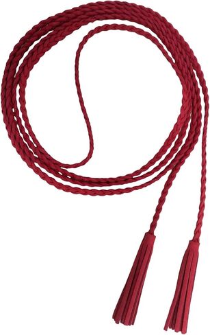 Nanxson Women's Waist Belt Woven Tassels Chain Belt Skinny Belt for Skirt Dress PDW0042 in Kuwait