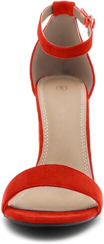 Herstyle Women’s Chunky Block Heels – Open Toe Ankle Strap Sandals, 3.75 Inch High Heels for Wedding, Party & Dressy Occasions – Comfortable Strappy Dress Shoes in Saudi Arabia