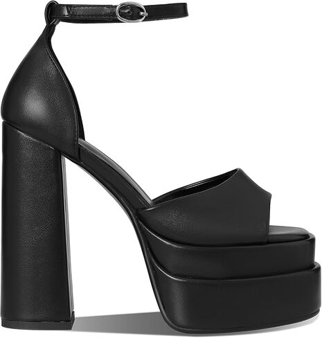 Tscoyuki إمرأة عالية الكعب مكتنزة كتلة مضخة منصة الكعوب للنساء المفتوحة تو الكاحل حزام فستان الحفلات الكعب صندل أحذية in Kuwait