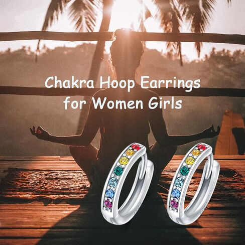 AOBOCO S925 Sterling Silver Birthstone Huggie Small Hoop Earrings for Women Girls Teens, Made with Cubic Zirconia and Austrian Crystals in Kuwait