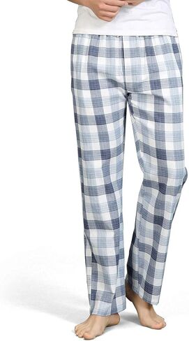 HomyComy Men's Pajama Pants Soft Sleep Pants Pajama Bottoms Cotton Lounge Pants with Pockets in Kuwait