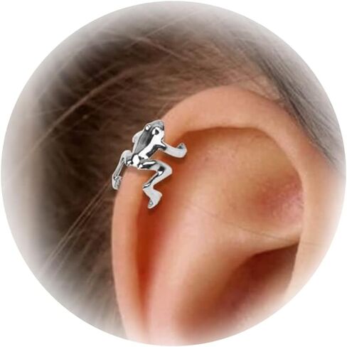 Frog Earrings for Women Frogs Jewelry Frog Studs Earrings Ear Cuff Earrings Gifts Frog Stuff Trendy for Wife Girlfriend in Kuwait