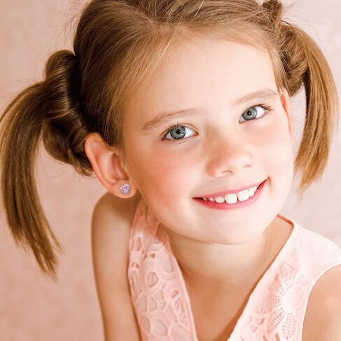 GUROTD 6 أزواج من الأقراط الفضية الاسترلينية للنساء والفتيات 925 أقراط فضية صغيرة على شكل زهرة قلب على شكل فراشة أقراط هيبوالرجينيك مكعب زركونيا الماس مجموعة أقراط مرصعة in Kuwait