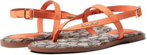 COACH Women's Josie Leather Sandals in Saudi Arabia
