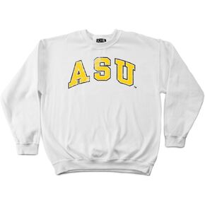 NCAA Appalachian State Mountaineers 50/50 Blended 8-Ounce Vintage Arch Crewneck Sweatshirt in Saudi Arabia