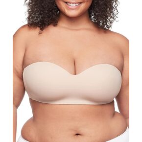 Warner's Women's Easy Size Lightly Lined Wireless Strapless Bra Ry0161a