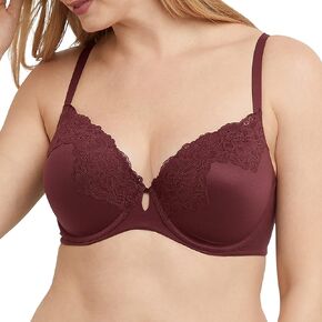 حمالة صدر نسائية من Maidenform Comfort Devotion Your Lift Underwire مع حواف من الدانتيل، وأشرطة قابلة للتحويل in Kuwait