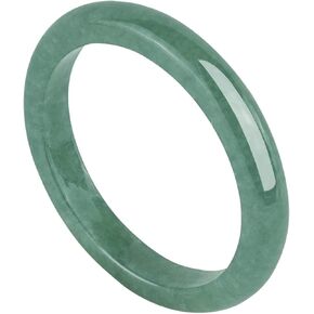 NAHARO Natural Jade Ring for Women,Good Luck Jewelry Natural Green Jade Ring for Girls with Gift Box in Saudi Arabia