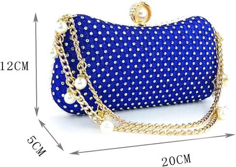zebrum Womens Evening Clutch Bag Designer Evening Handbag Hand Bag,Lady Party Wedding Clutch Purse in Kuwait
