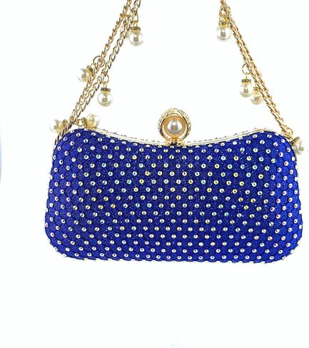 zebrum Womens Evening Clutch Bag Designer Evening Handbag Hand Bag,Lady Party Wedding Clutch Purse in Kuwait