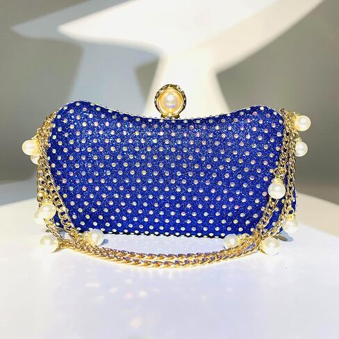 zebrum Womens Evening Clutch Bag Designer Evening Handbag Hand Bag,Lady Party Wedding Clutch Purse in Kuwait