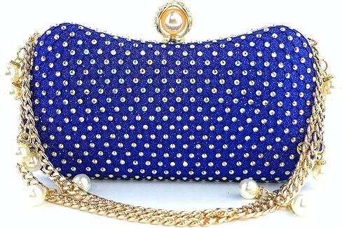 zebrum Womens Evening Clutch Bag Designer Evening Handbag Hand Bag,Lady Party Wedding Clutch Purse in Kuwait