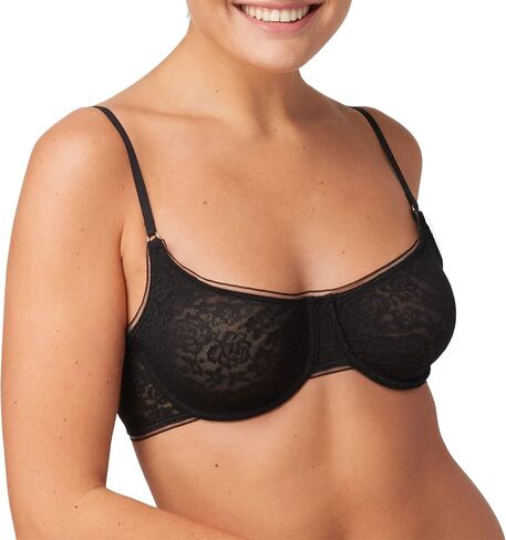 حمالة صدر من الدانتيل من Maidenform Pure Comfort، حمالة صدر Demi قابلة للتمدد من الدانتيل، حمالة صدر من الدانتيل قابلة للتحويل لراحة يومية in Saudi Arabia
