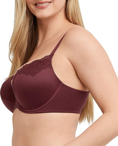 حمالة صدر نسائية من Maidenform Comfort Devotion Your Lift Underwire مع حواف من الدانتيل، وأشرطة قابلة للتحويل in Kuwait