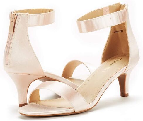 DREAM PAIRS Women's Fiona Fashion Stilettos Open Toe Pump Heeled Sandals in Kuwait