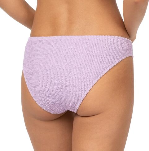 بيكيني مكشكش حيوي للنساء | الجزء السفلي من ملابس السباحة مبطن بالكامل | قصة منخفضة الارتفاع توضع على الأرداف | تغطية خلفية معتدلة in Kuwait