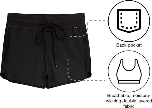 شورت TomboyX Swim Boy قصير، جزء سفلي لبدلة السباحة عالية الخصر، مقاس رياضي، حماية من أشعة الشمس بعامل حماية من أشعة الشمس 50، الحجم شامل (XS-6X) in Saudi Arabia
