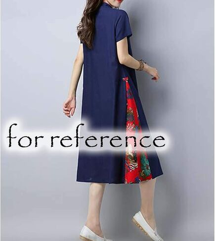 Panda Legends Ethnic Style Retro Women's Cotton Linen Dress Chinese Style Improved Cheongsam Shirt Dress A-line in Saudi Arabia