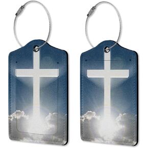 Luggage Tags for suitcases,2 Pack Travel Map Africa Luggage Tag,Leather Stainless Steel Loop Label Tag for Men Travel Bag Suitcase in Kuwait