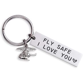 Keychains You Carry My Heart Luggage Tag Helicopter Flight Attendant Flight School Graduation Pilot Travel Gifts in Saudi Arabia