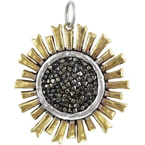 قلادة شمسية من Waxing Poetic Be The Light من الفضة الاسترليني والنحاس الأصفر وكريستال سواروفسكي in Kuwait