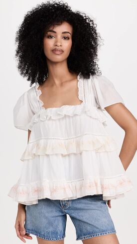 Innika Women's Tier Frill Top in Saudi Arabia