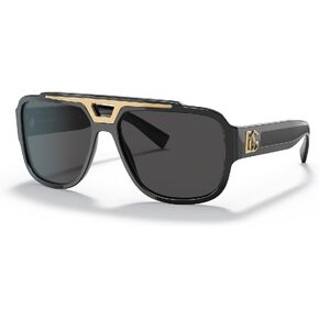 دولتشي اند غابانا نظارة شمسية للرجال من دي جي 4389، اسود لامع/ رمادي 59/16/145 in Kuwait
