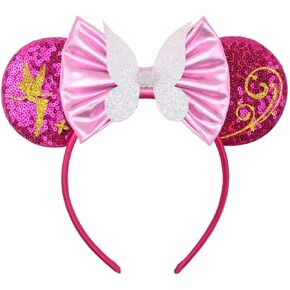 عصابات رأس على شكل فيونكة على شكل أذن الفأر، عصابات رأس على شكل ندفة الثلج الزرقاء، عصابات رأس من الترتر اللامع لتزيين أزياء الأميرات in Kuwait