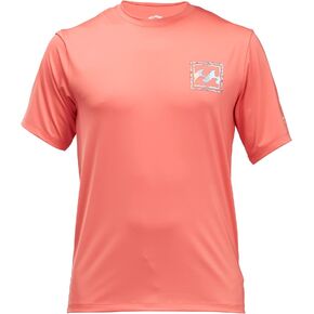تي شيرت Billabong الرجالي الكلاسيكي الفضفاض بأكمام قصيرة من Rashguard Surf