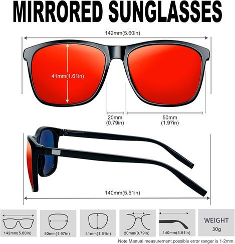 KANASTAL Polarized Sunglasses Men Women Retro Classic Designer Sun Glasses UV400 Protection in Saudi Arabia