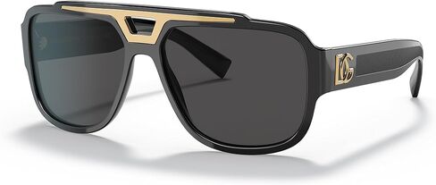 دولتشي اند غابانا نظارة شمسية للرجال من دي جي 4389، اسود لامع/ رمادي 59/16/145 in Kuwait
