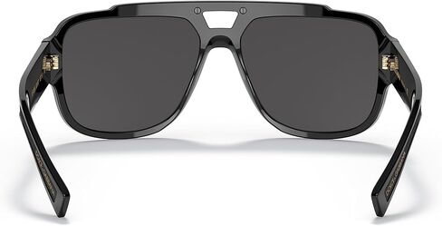 دولتشي اند غابانا نظارة شمسية للرجال من دي جي 4389، اسود لامع/ رمادي 59/16/145 in Kuwait