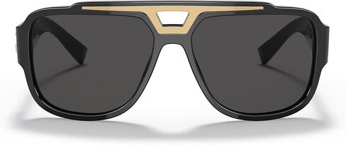 دولتشي اند غابانا نظارة شمسية للرجال من دي جي 4389، اسود لامع/ رمادي 59/16/145 in Kuwait