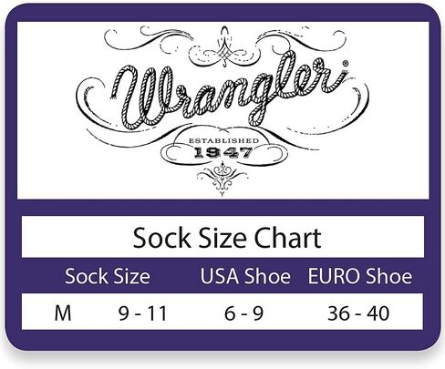 Wrangler Cowgirl Boot Socks, Assorted, Med (W 6-9), 3 Pair in Saudi Arabia