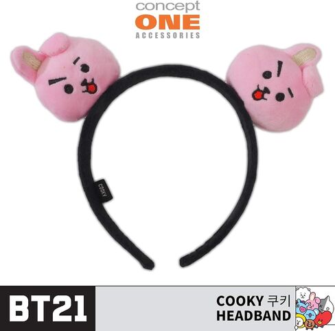 BT21 LINE FRIENDS 3D Plush Embroidered Womens Headband, KOYA, One Size in Saudi Arabia