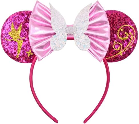 عصابات رأس على شكل فيونكة على شكل أذن الفأر، عصابات رأس على شكل ندفة الثلج الزرقاء، عصابات رأس من الترتر اللامع لتزيين أزياء الأميرات in Kuwait