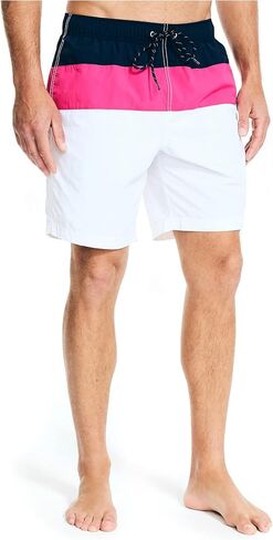 Nautica Men's Standard 8" Colorblock Quick-Dry Swim in Saudi Arabia