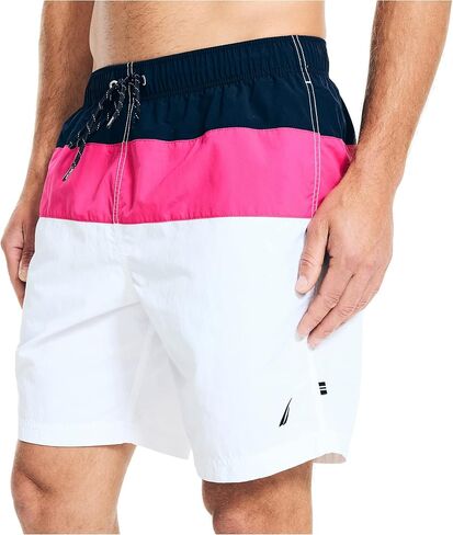 Nautica Men's Standard 8" Colorblock Quick-Dry Swim in Saudi Arabia