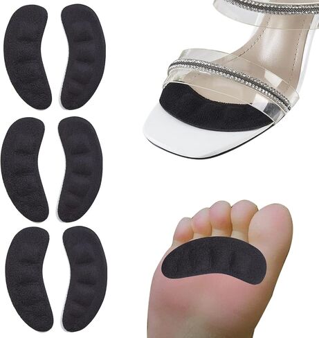 Metatarsal Pads Women,Ball of Foot Cushions for Heels,Non-Slip Foot Pads to Relief Pains All Day,Toe Pads for Heels, Shoe Gummies for Heels, Heel Pads for Stop Feet from Sliding Forward in Kuwait