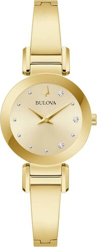Bulova Marc Anthony Ladies Modern Diamond Stainless Steel Bangle Bracelet Watch in Saudi Arabia