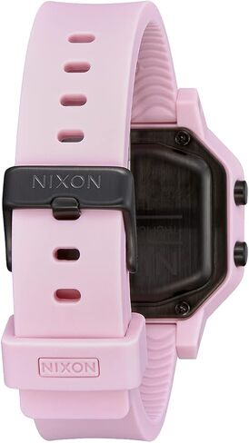 ساعة NIXON Siren A1311-100m الرياضية الرقمية للنساء مقاومة للماء (وجه ساعة 38 ملم، 18 ملم - 16 ملم Pu/مطاط/سوار سيليكون) - مصنوعة من بلاستيك المحيط المعاد تدويره #Tide in Saudi Arabia