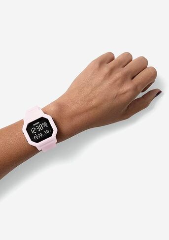 ساعة NIXON Siren A1311-100m الرياضية الرقمية للنساء مقاومة للماء (وجه ساعة 38 ملم، 18 ملم - 16 ملم Pu/مطاط/سوار سيليكون) - مصنوعة من بلاستيك المحيط المعاد تدويره #Tide in Saudi Arabia