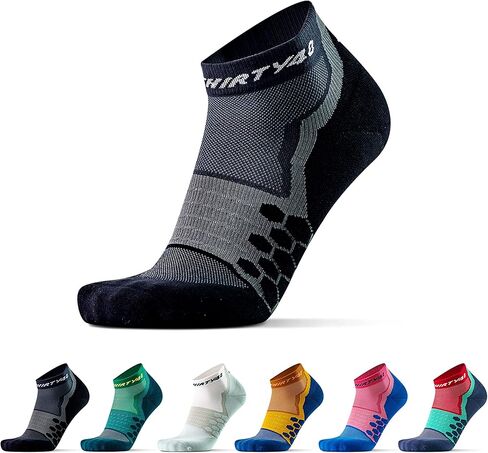 Thirty48 Performance Compression Low Cut Running Socks for Men and Women | More Compression Where Needed in Kuwait