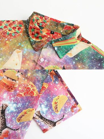 Men's Hawaiian Shirt Short Sleeves Tropical Floral Casual Button Down Holiday Beach Shirts Hawaiian Shirt for Men in Saudi Arabia