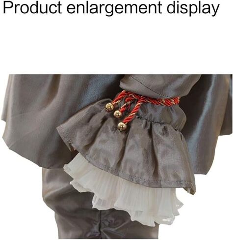 زي الهالوين للمهرج المخيف للأطفال، مجموعة كاملة من ملابس الحفلات التنكرية للبالغين in Kuwait