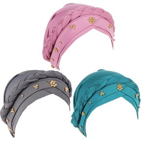 Womens Turbans Head Wraps Chemo Cap Cancer Headwear Hat Head Cover