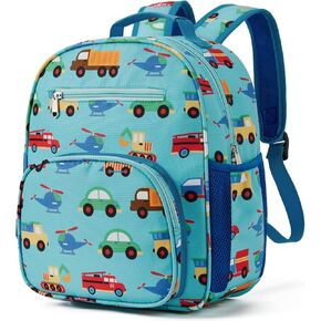 Telena Kids Backpack for Boys Girls, Cute Water Resistant Toddler Preschool Backpack with Adjustable Padded Straps, Blue Unicorn