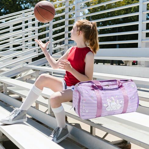 Dance Bags for Girls, Fairy Blue Duffle Bags with Wet & Shoe Compartment Ballet Bag for Girls, Water Resistant Gym Sport Travel Bag Overnight Sleepover Bags in Saudi Arabia
